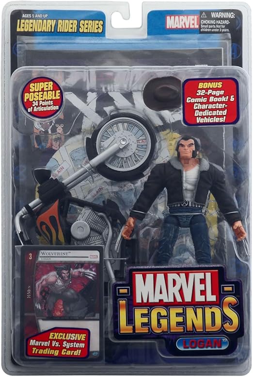 marvel legends legendary riders wolverine