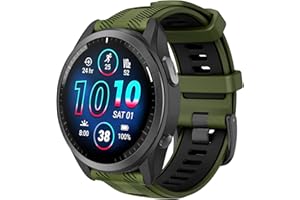 ISABAKE Watch Band for Garmin Forerunner 965/Forerunner 955/Forerunner 945/Forerunner 935,Soft Silicone 22mm Replacement Bands compatible with Fenix 5/ Fenix 5 plus/Fenix 6/ Fenix 6 Pro/Approach S60