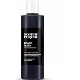 Scotch Porter Moisturizing Beard Wash Shampoo, Warm Spice &amp; Musk | Cleanse, Hydrate &amp; Soften Coarse, Dry Facial Hair while Protecting Skin, Fuller-Looking Beard &ndash; Original Scent, 8 oz. Bottle