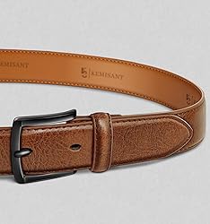 KEMISANT Men Belt-Genuine Leather Belt for Men