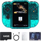 MagicX Zero 40 Handheld Game Console, 4.0 Inch IPS, Dark Green | Classic System and 4300mAh Battery Retro Video Games Consoles, Wireless Networt Handheld Console Casual Game Console