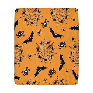 Amazon Com Interestprint Halloween Of Silhouettes Of Bats Skulls