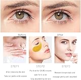 Bexdug Gold Eye Patches 30 Pairs Under Eye Bags Reduction Moisturizing Skincare view 5