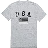 Rapiddominance Distressed American Flag USA 2 H.Grey L