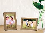 YiPinYin Natural Wood Effect 4x6 Inch Photo Frame Set of 3 view 4