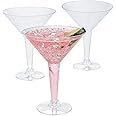 Plastic Martini Glasses (bulk set of 20) Party Supplies