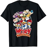 Woody Woodpecker Group Shot Vintage Poster T-Shirt