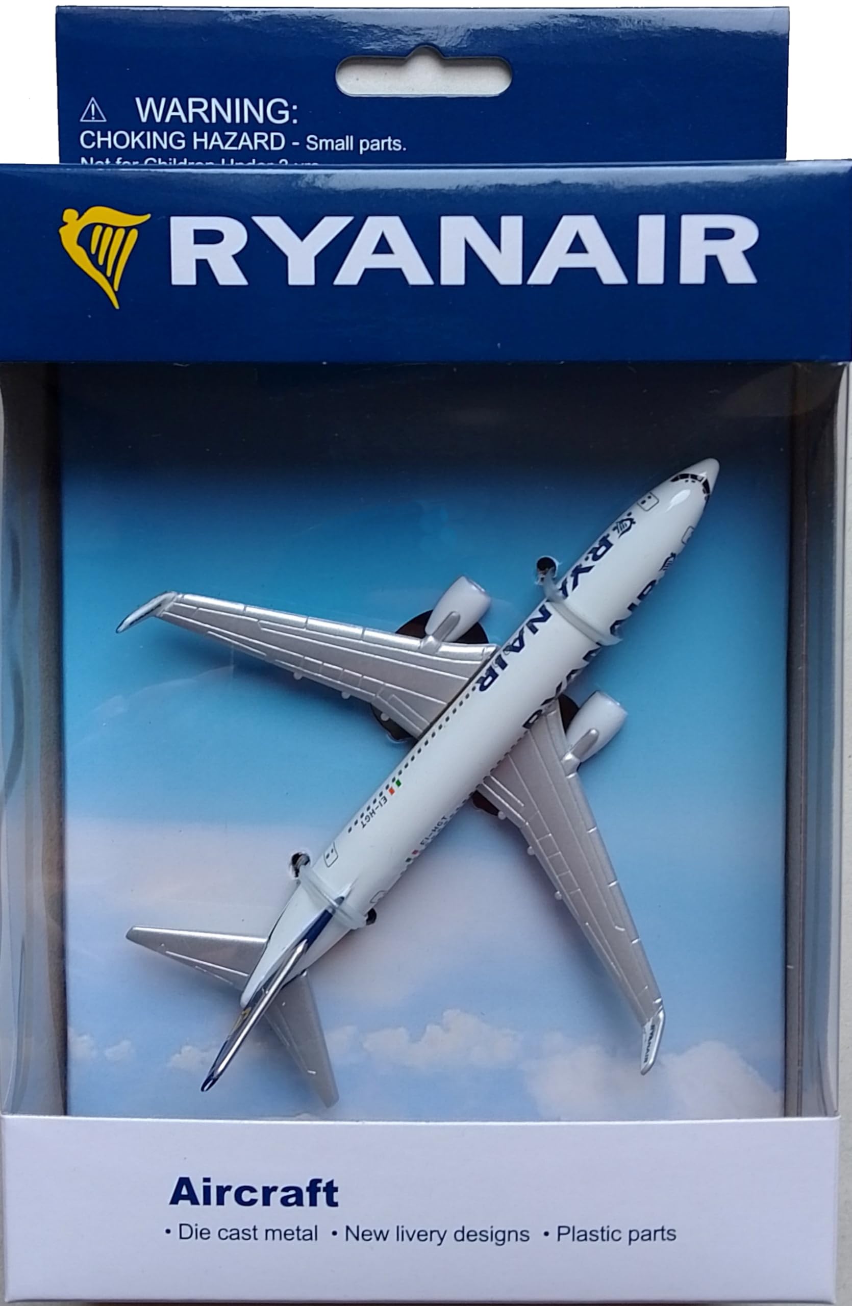 PPC Single Diecast Plane Ryan Air Boeing EI-HGT