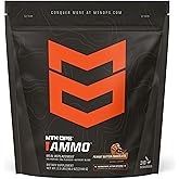 MTN OPS Ammo Meal Replacement Protein Powder, Peanut Butter Chocolate | 19g Protein, Meal Replacement with Whole Foods, 10g Flaxseed, Fruits &amp; Vegetables, Daily Nutrition