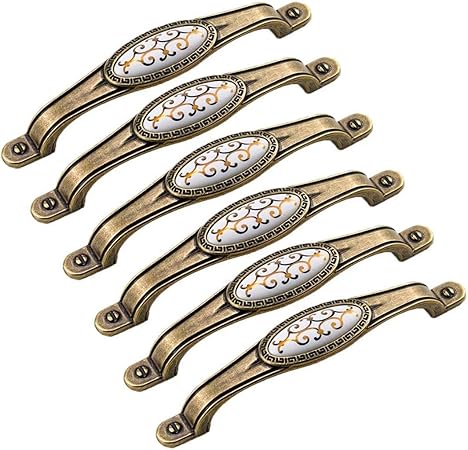 6 Stück Schrank zieht Möbel Küchenschrank Griff Tür Hardware