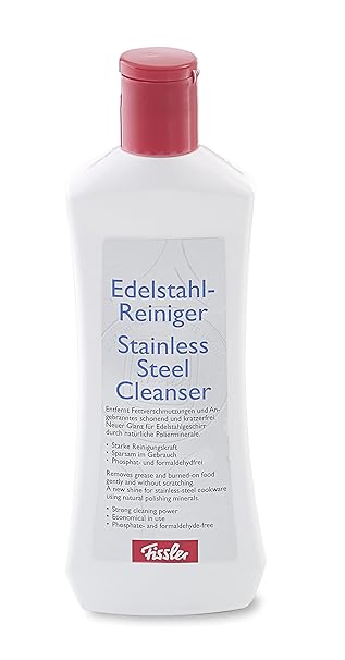 Fissler Edelstahl-Reiniger – Hochwertiges Reinigungsmittel für Edelstahl – 021-002-91-001/0 – 250 ml