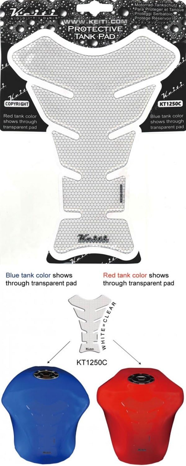 Keiti Additions Tank Protector Clear Honeycomb