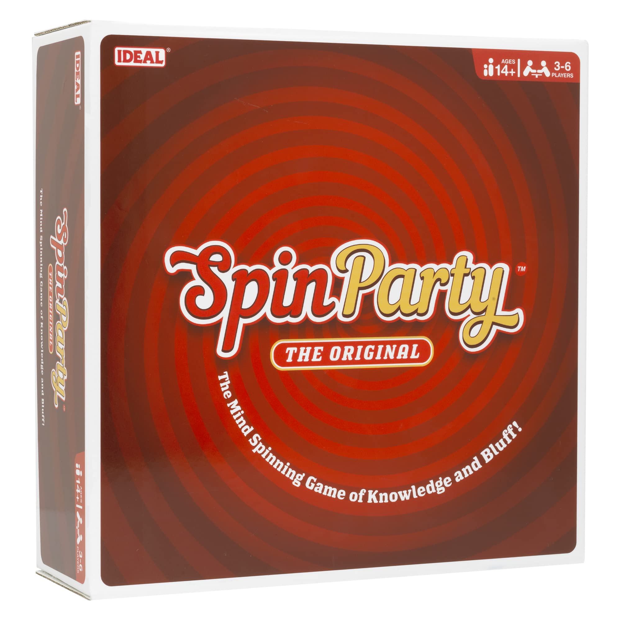 IDEAL | SpinParty: The mind spinning party game of knowledge and bluff! | Family Games | For 3-6 Players | Ages 14+
