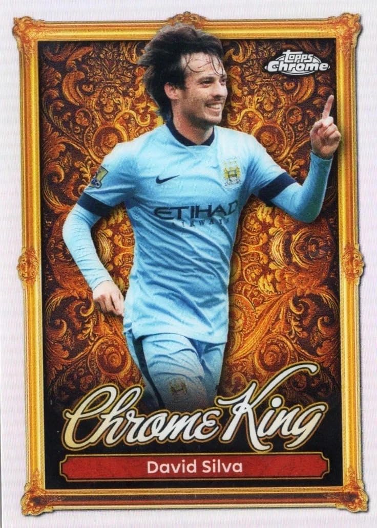 Premier League 2026 David Silva Chrome Kings Trading Card