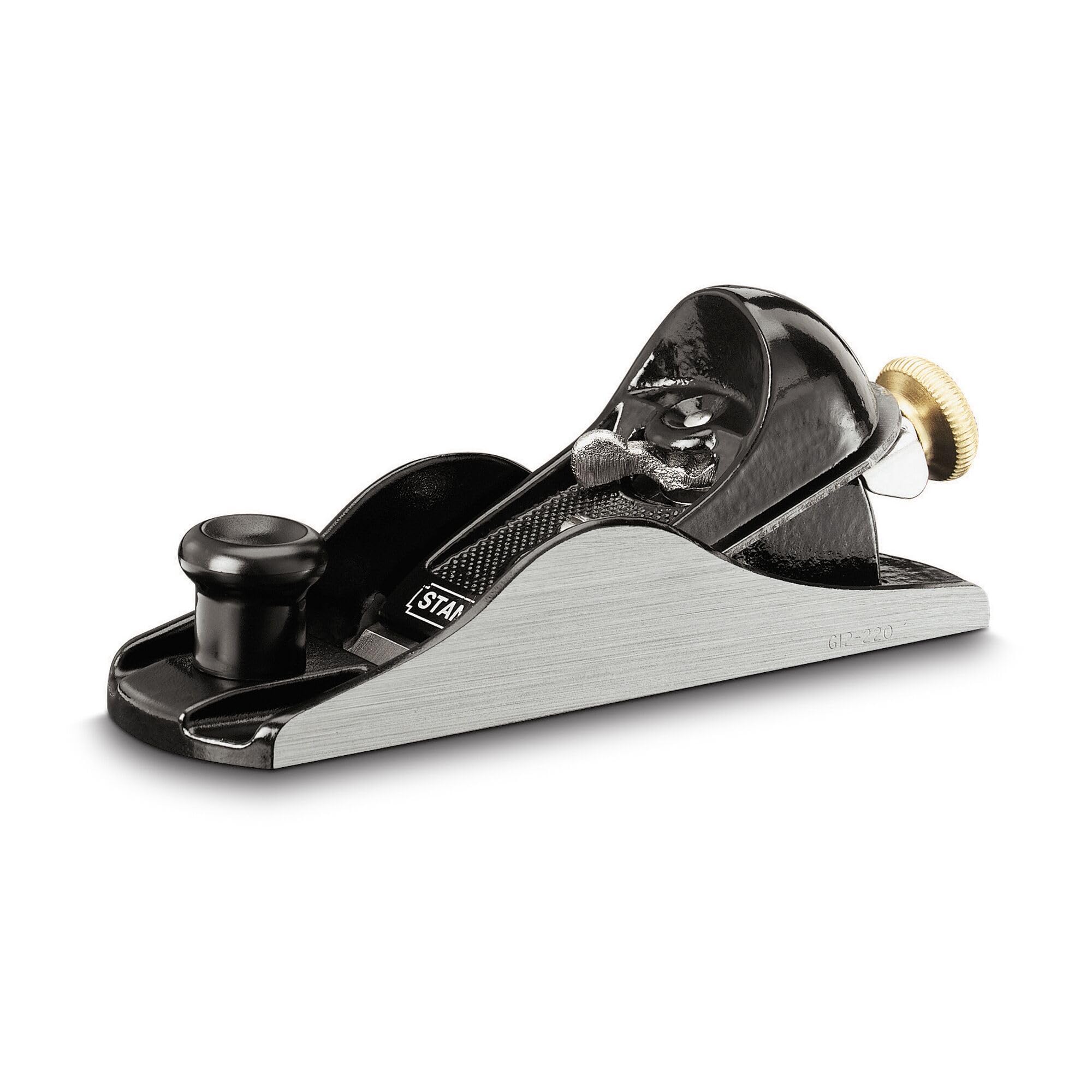 Cepillo manual STANLEY, negro/rojo (12-220)