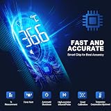 ANMEATE No-Touch Forehead Thermometer, Touchless, LCD Display, Fever Alarm view 3