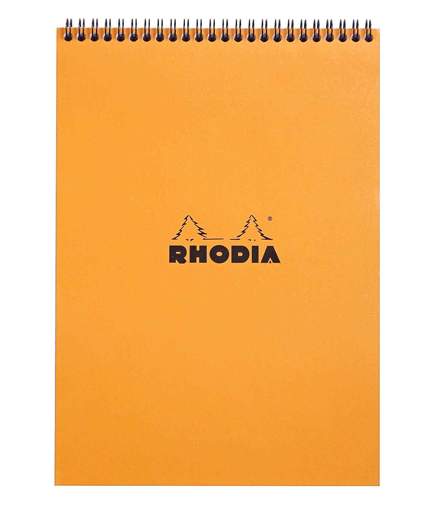 RHODIA 18501C - Spiral Notebook (Full Bound) Orange - A4 - Lined - 80 Detachable Sheets - Clairefontaine Paper 80 g/m - Soft and Resistant Coated Card Cover - Classic
