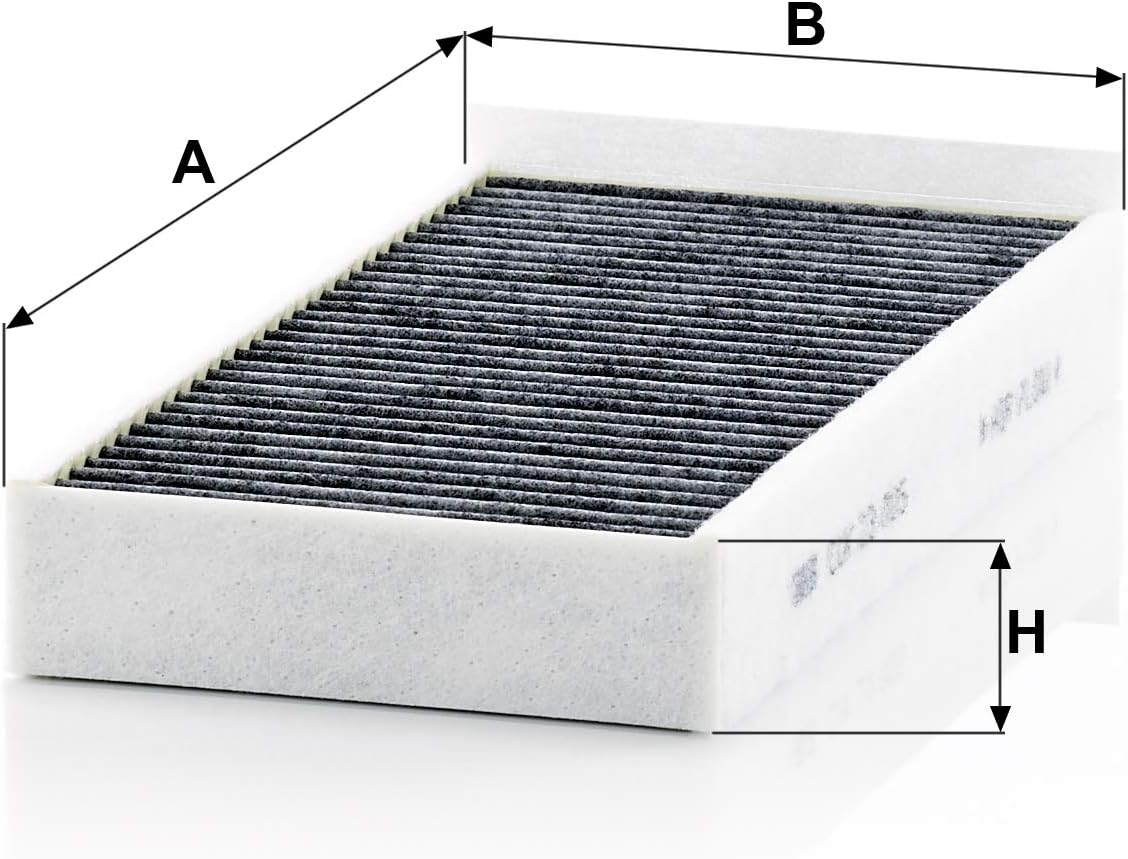 MANN-FILTER CUK 23 005-2 Cabin Air Filter - Pollen Filter with Activated Carbon - (set of 2) for Cars + Transporters - Image 3