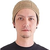 CHARM Mens Summer Beanie Cotton - Womens Crochet Slouch Cap Hand Made Chemo Hat
