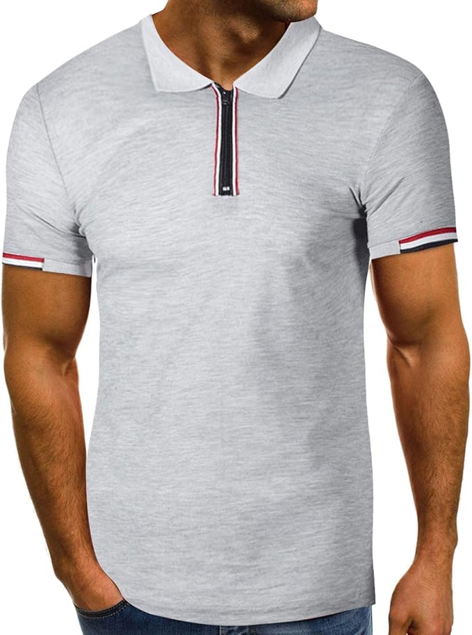 Caxndycing Destroyed T-Shirt Herren - Unregelmäßiger Saum Kurzarm Hippie Style