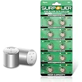 SURPOWER CR1/3N 3V Lithium Battery 10-Pack for Laser &amp; Pet Devices