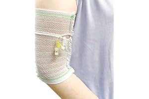 CHOYTONG PICC Line Cover Sleeve - Arm Nursing PICC Shield Catheter Protector for Adult & Teenager, Elastic Net, Ultra-Soft, Breathable, Comfortable(XL)