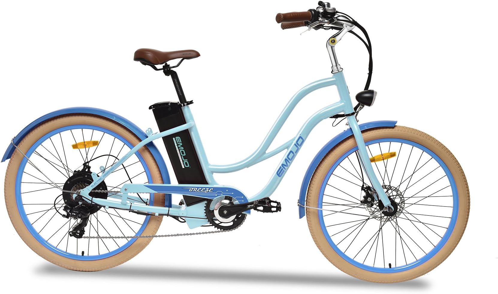 Emojo Breeze Electric Bike, 500W 36V Electric Motor Beach Cruiser