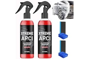zgrdhw 2PC Xtreme APCi Heavy Duty All-Purpose Degreaser Cleaner Multi-Surface Dirt,Grease Oil Remover for Cars,Bathroom,Kitchen,Furniture Xtreme Degreaser Safe for Most Surfaces