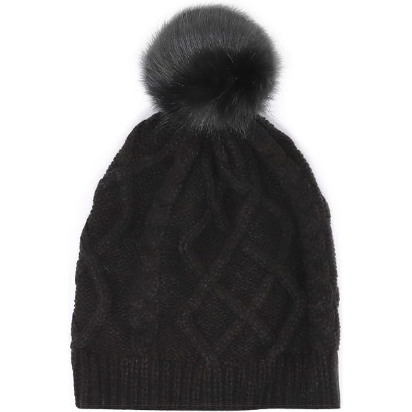 J. Crew Faux Fur Pom Pom Black Beanie Hat J. Crew | Accessories | J Crew Faux Fur Pom Pom Black Beanie  main image 3