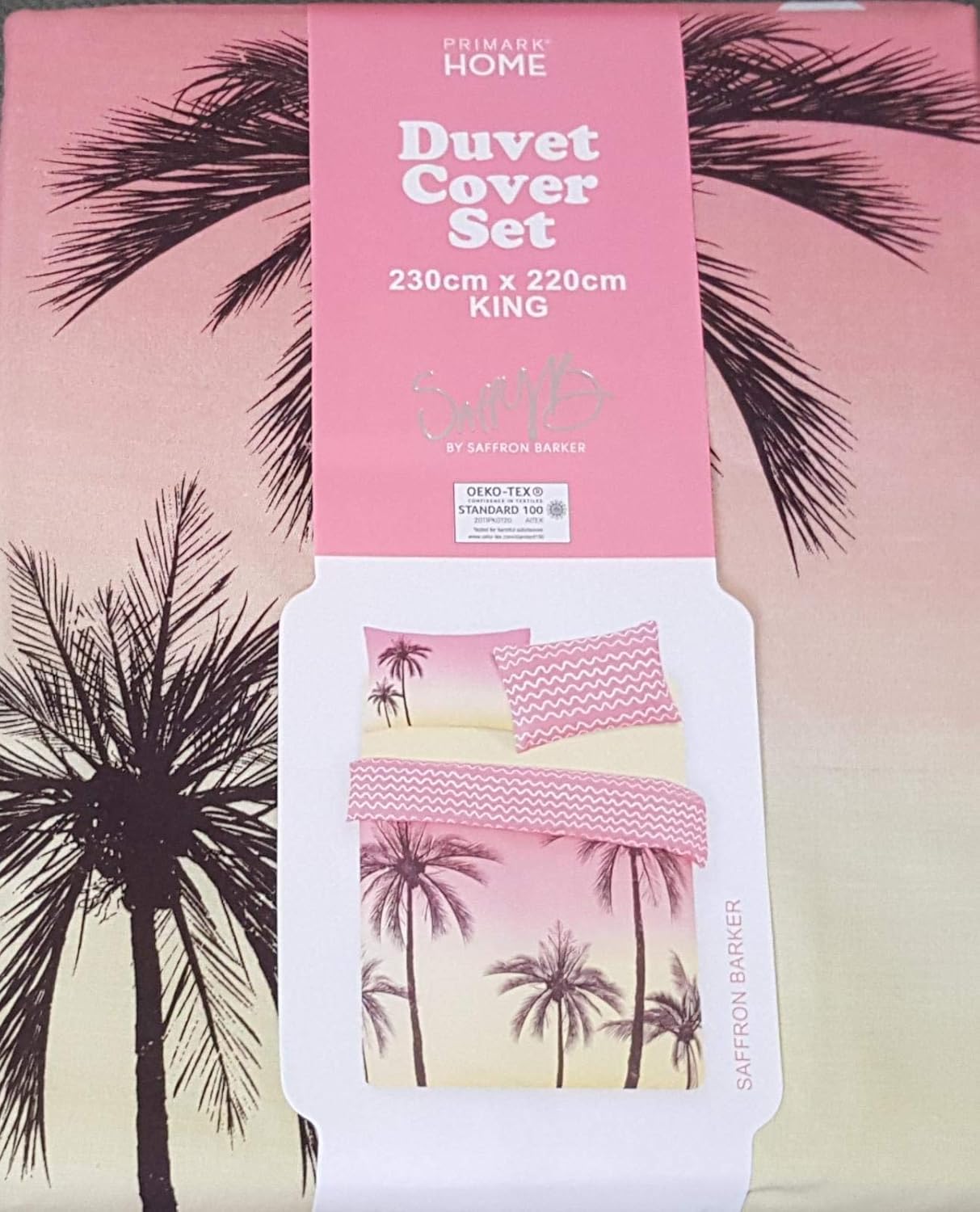 Licensed_Primark Saffron Barker Saffy B Pastel Palm Tree Reversible