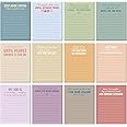 Funny Notepads with Sayings Sticky Funny Office Supplies to Do List Sarcastic Work Assorted Notepad for Workers, 12 Designs, 3 x 3.93 Inch(Vintage Style)