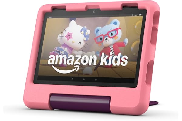 Amazon Fire HD 8 Kids tablet (newest model), ages 3-7. With bright 8" HD screen. Includes ad-free and exclusive content, parental controls and 13-hr battery, 32GB, Disney Princess