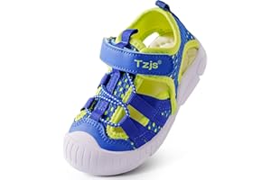 TZJS Boys Girls Water Shoes Kids Lightweight Beach Sport Sandals Breathable Quick Dry Swimming Sandals for Toddler