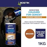 Bostik Colours for Cement Russet Brown 1kg for Concrete Mortar Render Screeds view 2