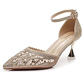VenusCelia Women's Shining Lady Slingback Pump Shoe