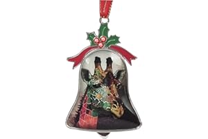 PTCRMG Christmas Bell Ornaments Christmas Tree Glass Ornament Window Door Christmas Xmas Pendant Decorations Home Decor Hanging Ornaments A Giraffe