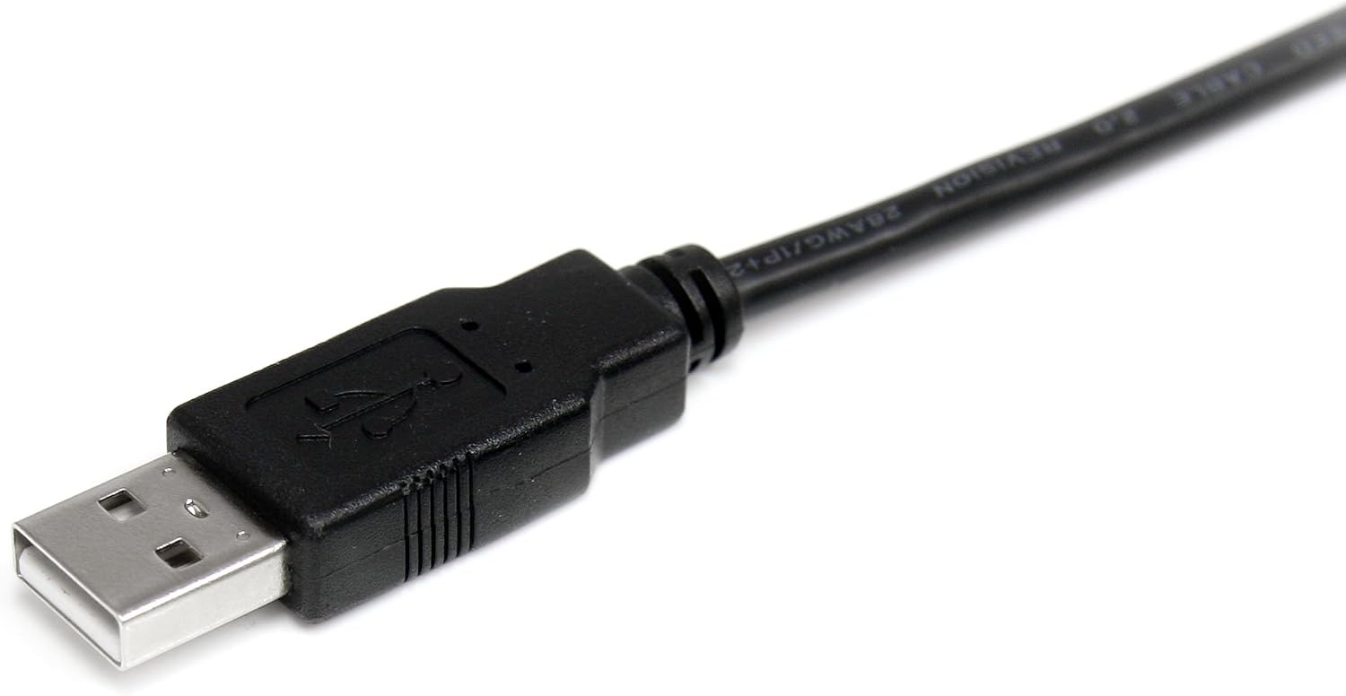 StarTech.com 2m USB 2.0 A to A Cable - M/M - 2m USB 2.0 aa Cable - USB a male to a male Cable (USB2AA2M), Black - Image 3