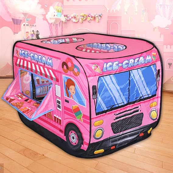 Buyger Kids Ice Cream Play Tent Children's Pop Up Tent Play House
