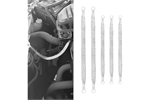 5PCS 10"/13" Engine Ground Strap Automotive,Copper Grounding Straps Automotive as Good Replacement Parts,Braided Ground Strap