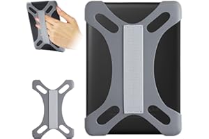 HoYiXi Universal Hand Strap for 6-7 lnch Kindle eReader,Compatible Kobo/Pocketbook/Tolino/Paperwhite/Nook eReader，for 6", 6.8", 7" eReader with High Elasticity Hand Strap,Gray