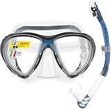 Cressi Big Eyes Evo Alpha Ultra Dry Snorkel Set Adults Silicone Mask view 1