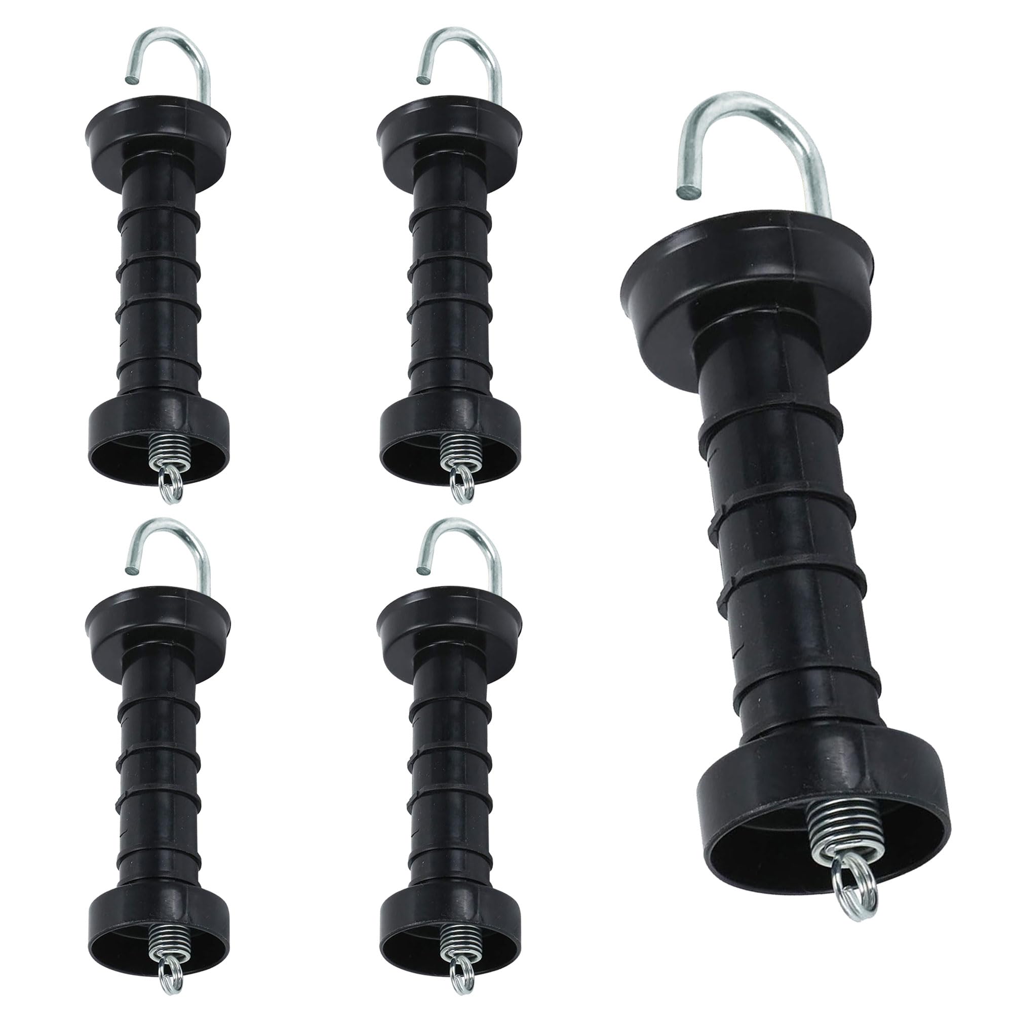5 x Electric Fence Handles, Electric Fence Gate Handles, Electric Fence Spring Gate Handles, Electric Fence Gate Handle for Pasture Ranch Electronic Fence Accessories