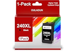 240XL Black Ink Cartridge Replacement for Canon 240 XL PG-240XL for PIXMA MG3620 MG3600 MG3520 MG2120 TS5120 MX532 MX512 MX47