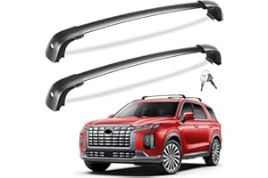 Tuyoung Roof Rack Cross Bars Compatible with Hyundai Palisade 2019-2025 SE SEL XRT Limited Calligraphy, 220lbs Lockable Heavy Duty Anti-Theft Aluminum Rails Crossbars Cargo Carrier Bag