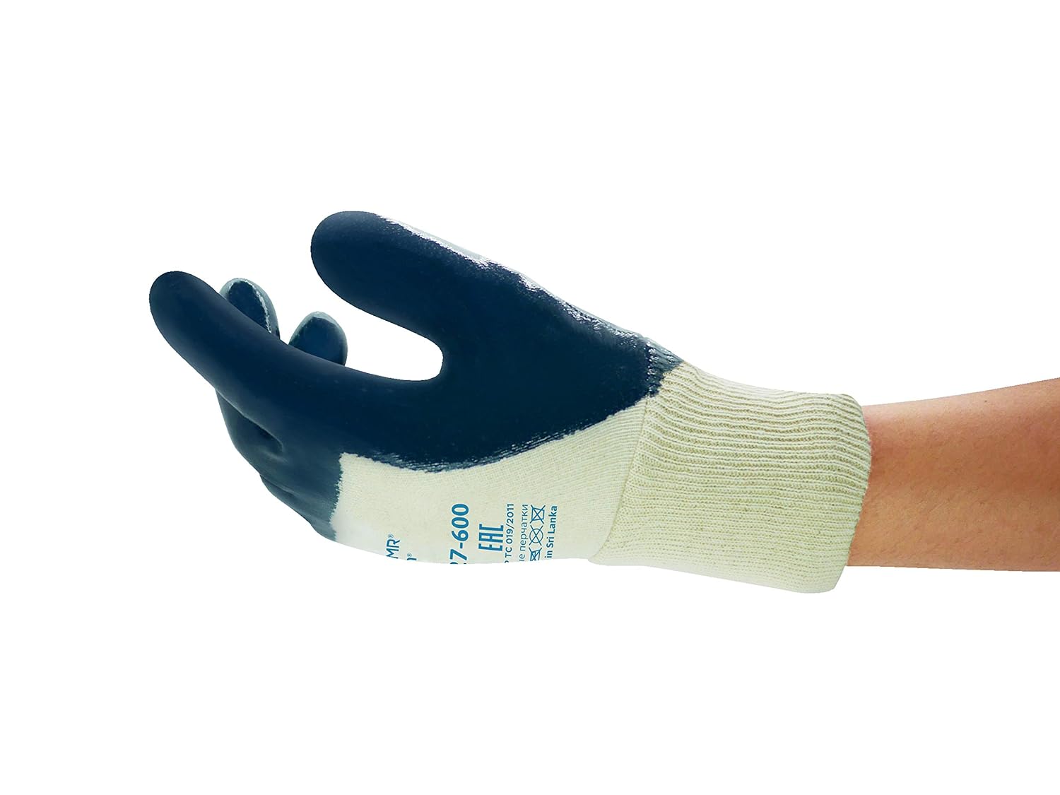 Ansell ActivArmr 27-600 Heavy Duty Work Gloves, Cut Resistant Nitrile Coating, Waterproof, Silicone Free, Industrial PPE