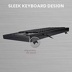 Perixx PERIBOARD-514H Plus Wired Keyboard with