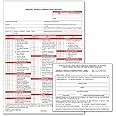 J. J. Keller 10-Pack, Annual Vehicle Inspection Report Form & Adhesive Vinyl Label 2-Ply, 3-Ply Carbonless Form, Bundle Shrinkwrapped, DOT Compliant
