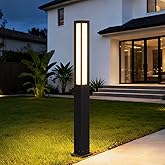 MVBT High 71 Inches Landscape Path Light, Outdoor Modern Luxury LED IP54 Waterproof Landscape Bollard Lighting for Lawn Patio