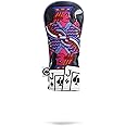 Pins & Aces Royal Flush Hybrid Head Cover - Premium, Hand-Made Leather Headcover - Jack of Spades, Tour Quality Golf Club Cover - Style and Customize Your Golf Bag (Hybrid)