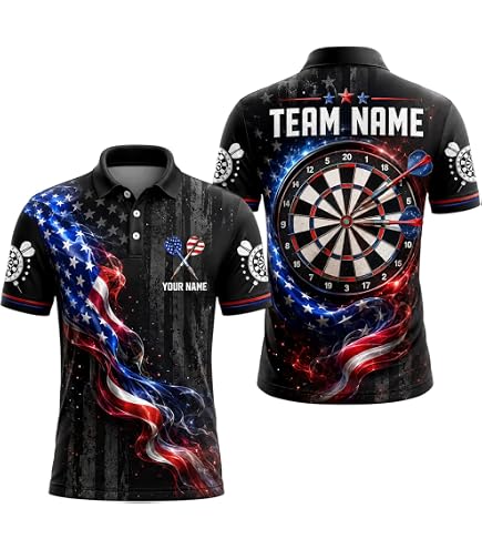 Amazon.com: PRIMESTY Bigfoot Darts Shirts Men, Custom Name Green